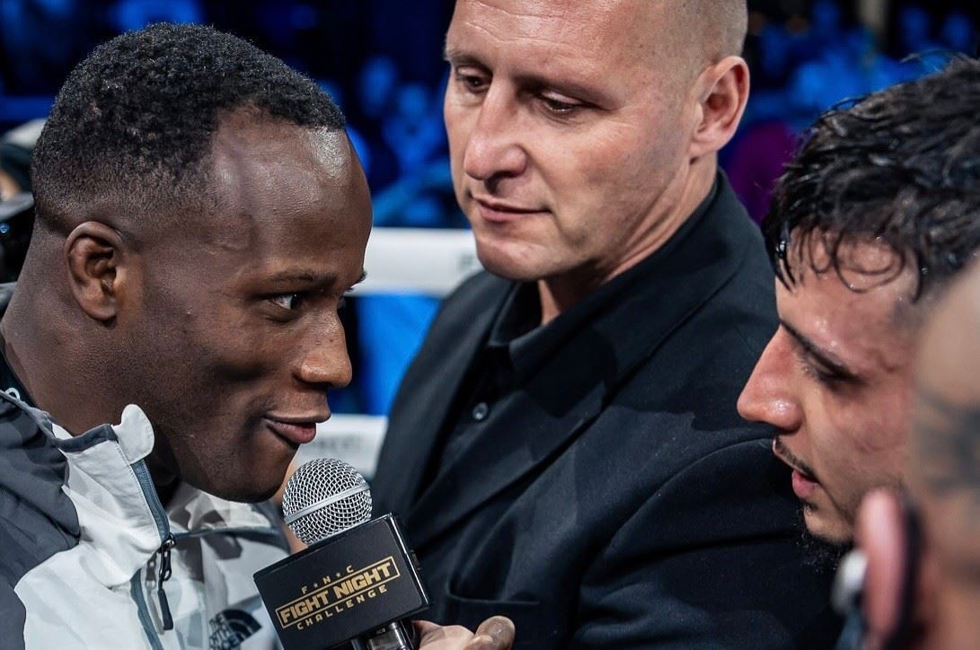 Losene Keita a Václav Sivák na Fight Night Challenge.