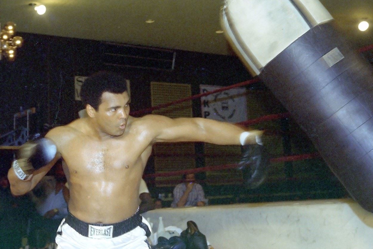 Muhammad Ali v roce 1976.