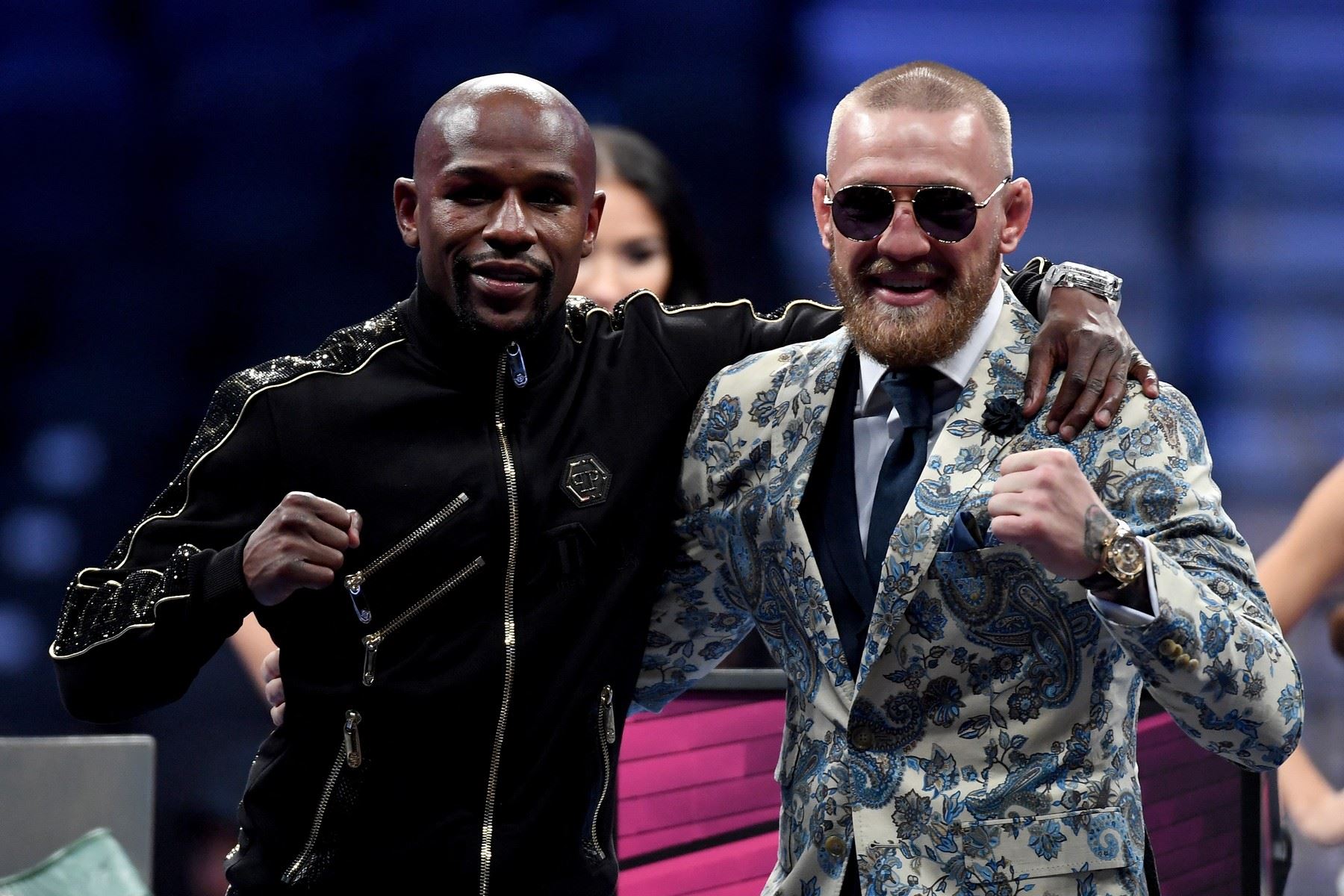 Conor McGregor a Floyd Mayweather.