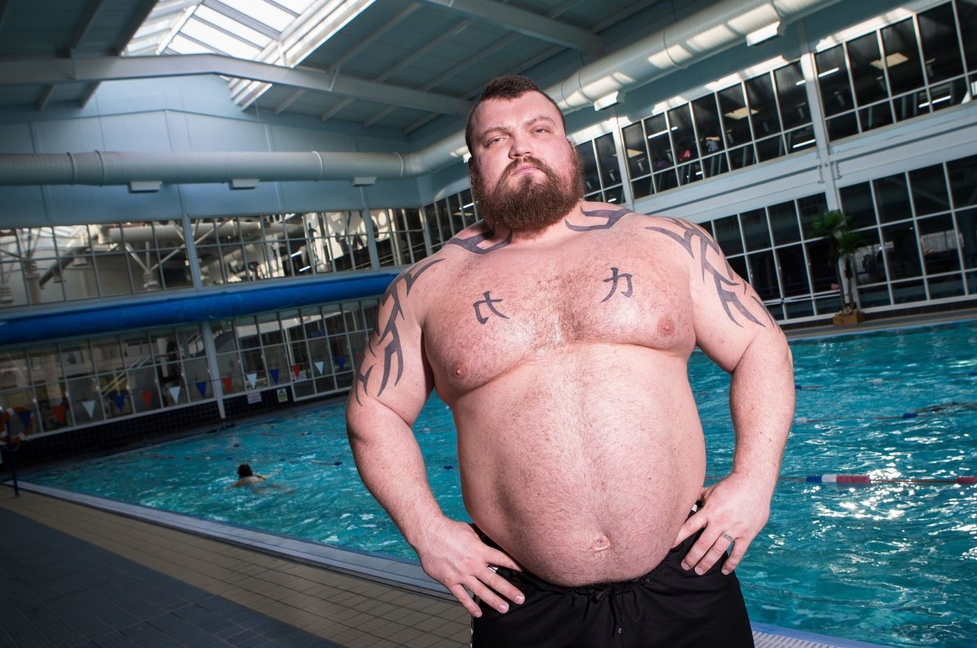 Eddie Hall před proměnou.