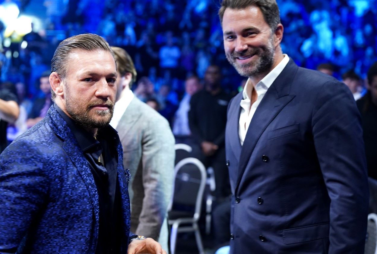 Eddie Hearn a Conor McGregor.