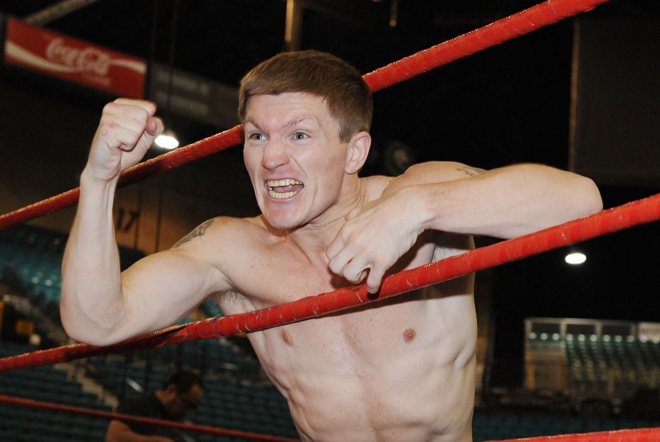 Ricky Hatton v dobách své boxerské slávy.