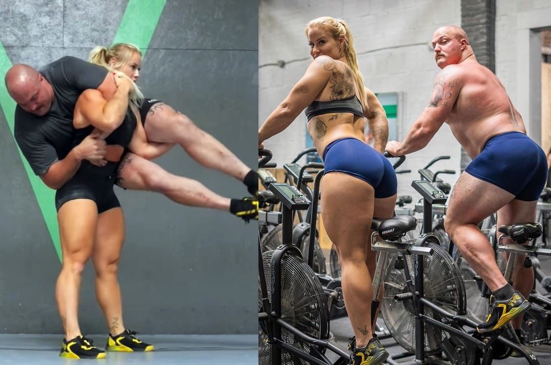 Setkání v gymu. Mitchel Hooper a Dani Speegle.