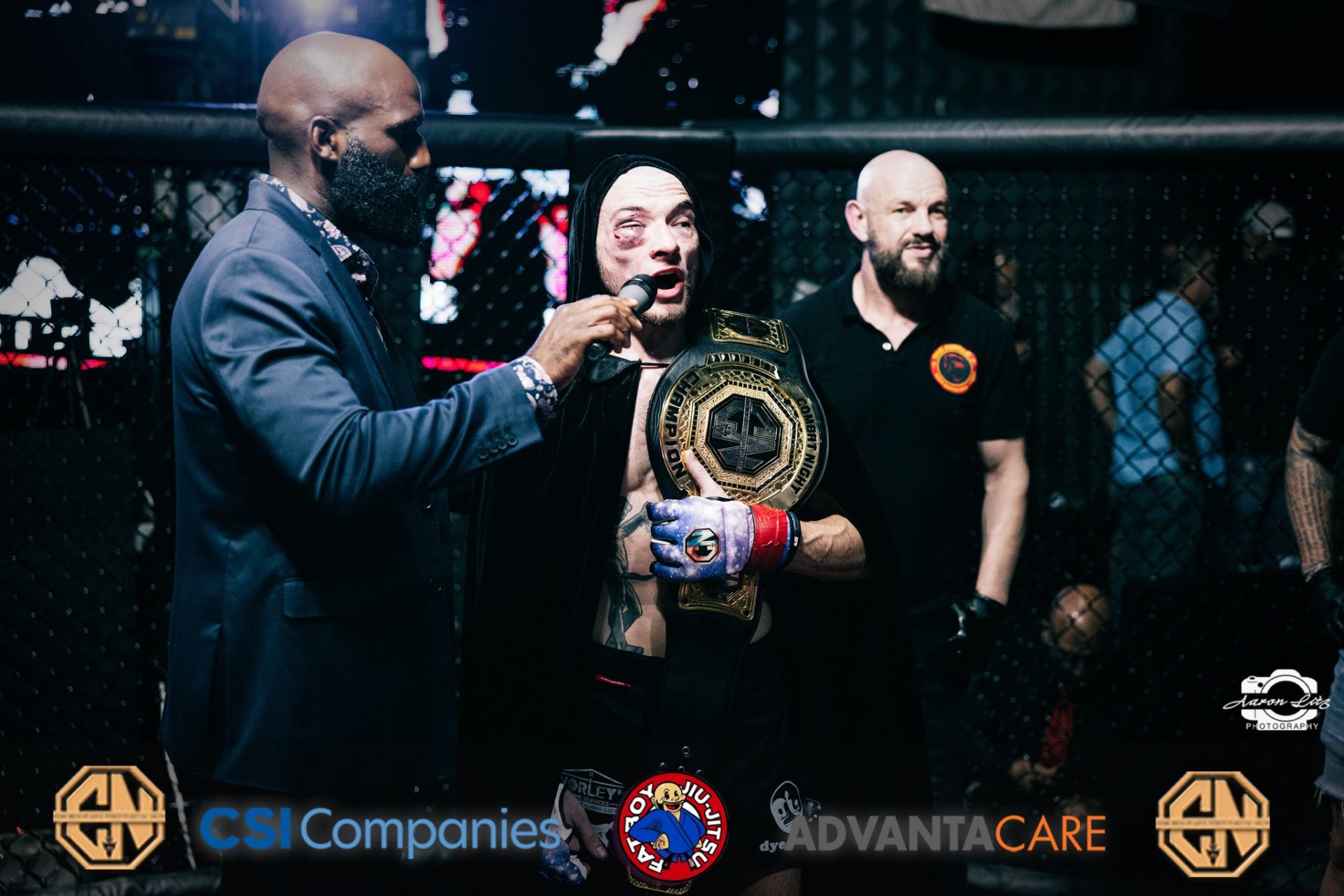 Jeremy Williams byl vidět na Combat Night MMA.