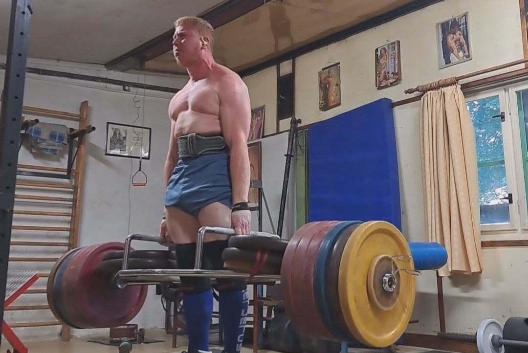 Norbert Švarc a 400 kg.