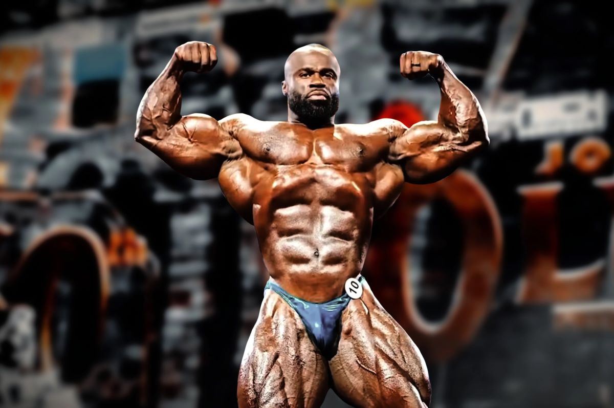 Kulturista Samson Dauda na Mr. Olympia.