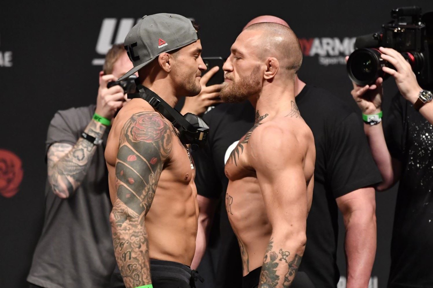 Dustin Poirier a Conor McGregor.