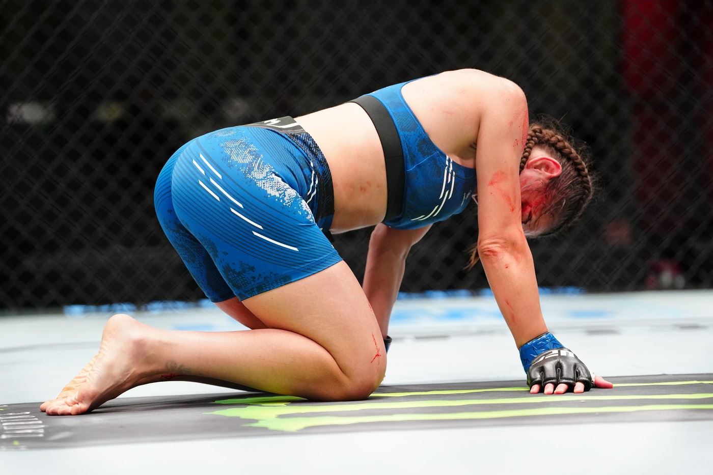 Alice Ardelean po zápase v UFC.