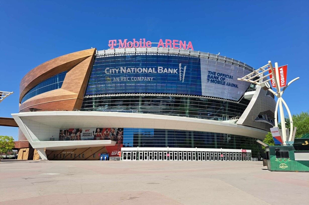 T-Mobile Arena v Las Vegas.